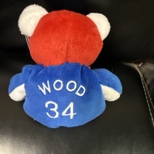 Kerry Wood Salvinos Bammers Opening Day 1999 Plush Beanie Bear 34 Chicago Cubs