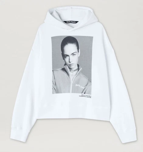 Felpa con cappuccio Palm Angels SIMS X PALM taglia media ORIGINALE PREZZO AL PUBBLICO £ 489 #U4