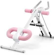 Merach Adjustable Ab Trainer Machine with LCD Monitor