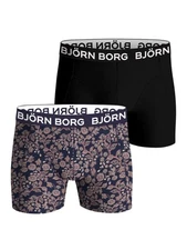 Björn Borg  2 Pack Bamboo Cotton Stretch 2 Pack  Boxer Shorts