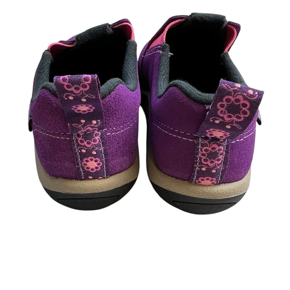 Nuevos zapatos de gamuza Merrell para niñas talla 11 moc púrpura escarchado jungla sin usar, en caja Foto 4 de 4