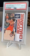 2009 Panini Season Update Stephen Curry Rookie Challenge PSA NM-MT 8