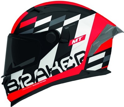 MT Braker SV - Foster Red Motorradhelm