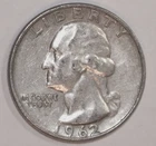 1962-D Washington Quarter - Extra Fine - #2950EA