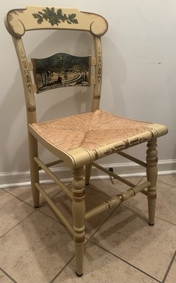 HITCHCOCK Limited Edition Christmas Chair C.1986 Number 130/2000 RARE FIND