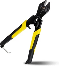 DOWELL 8" Bolt Cutter, Small Mini Cutter for Wire with Soft Rubber 8 