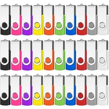 128MB Flash Drive 100 Pack, Bulk USB 2.0 Memory Stick Thumb Drives(128MB 100 ...
