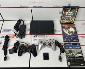 Sony PlayStation 2 Slim PS2 Console Bundle W / GAMES  - SAME DAY SHIP - WARRANTY