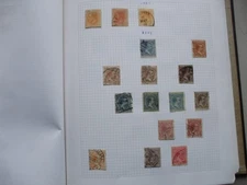 AN OLD STANLEY GIBBONS TOWER STAMP ALBUM GOOD COLLECTION OF STAMPS,ALL SPAIN