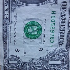 one dollar bill