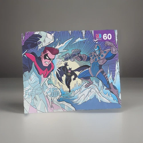 Vintage UNOPENED 1997 Milton Bradley Batman & Robin 60 pc Jigsaw Puzzle!