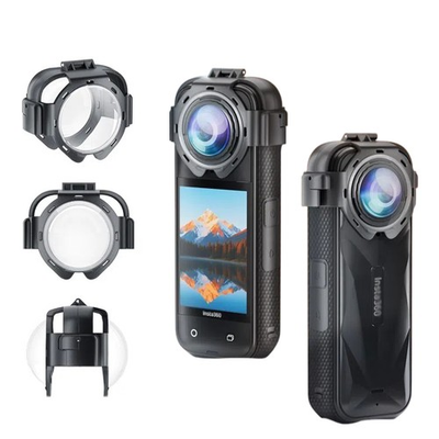 #ad For Insta360 X5 Camera Glass Camera Lens Protective Cover Guard Snap on Parts $31.60