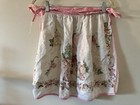 VTG Pink Strings Pineapple Fruit And Clock Print Apron 1970’s Retro — photo 4