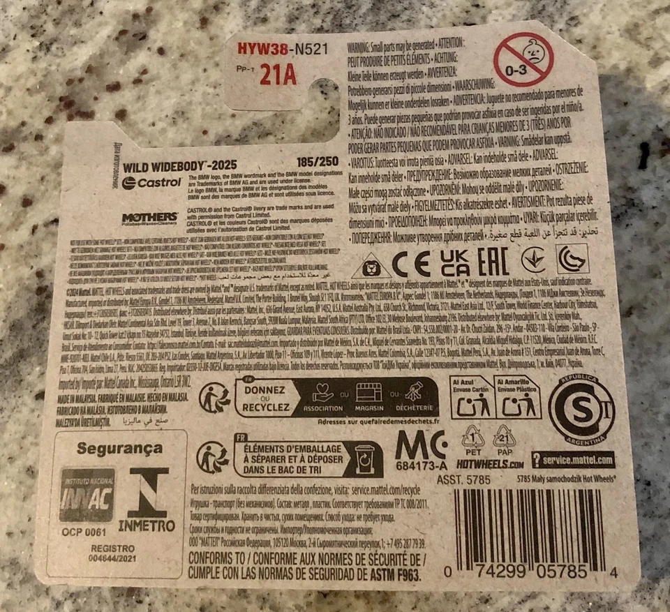 Hot Wheels BMW 635 CSi NERA 2025 1:64 - Immagine 2 di 2