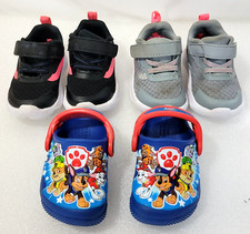 CROCS Paw Patrol shoes kids toddler size 4 Clogs 2 pair of sneakers Lot of 3