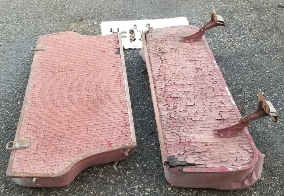 Asiento trasero plegable vagón Chevy Chevrolet 1954 1953 54 53 Belair Pontiac Foto 3 de 4