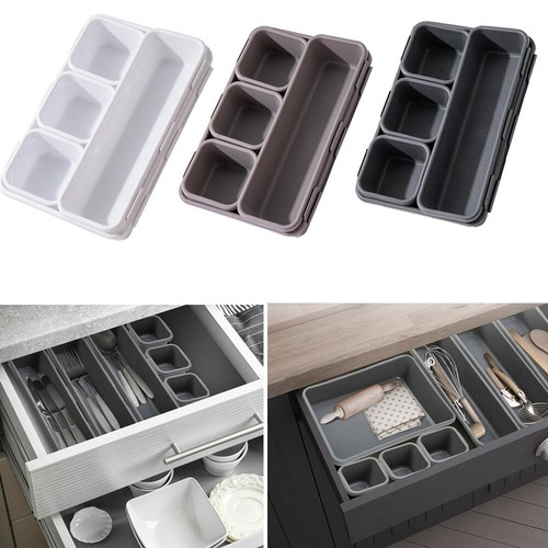 8 PCS Drawer Organiser Desk Drawer Tidy Jewellery Clothing Kitchen
