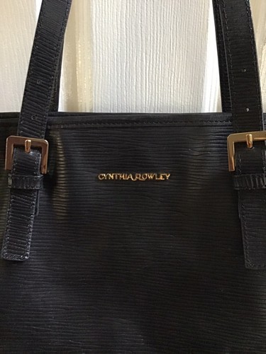 Cynthia Rowley Black Tote Bag 12”W x 10”T - Picture 4 of 5