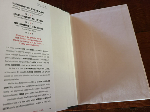 Michael Crichton / Next / Signed First Edition / HarperCollins, 2006 Rare New Bk - Picture 4 of 9