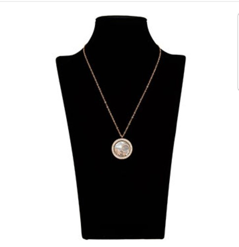 NEW MALISSA J GOLD - TONE SHAKEY PENDANT NECKLACE - Picture 5 of 5