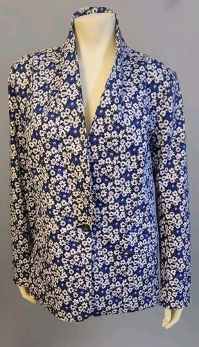 Wildfang Blazer Utimate Smoking Blaze Lila Blumenmuster Jacke mit Taschen XL - Bild 2 von 18