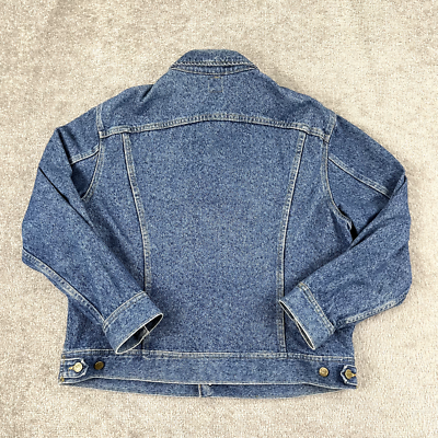 Vintage LEE Jacket Mens Large Blue 220-5044 Denim Trucker Riders