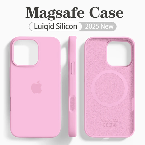 Original Liquid Silicone For Apple Magsafe iPhone 16 15 14 13 12 Pro Max Plus - Picture 36 of 38