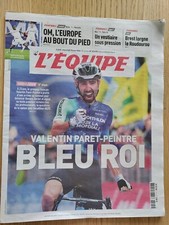 PARET-PEINTRE LA 1ERE VICTOIRE EN PRO ! JOURNAL L'EQUIPE 15 mai 2024