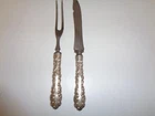 Antique Art Nouveau Sterling 2 Piece Carving Set Wallace Waverly ?