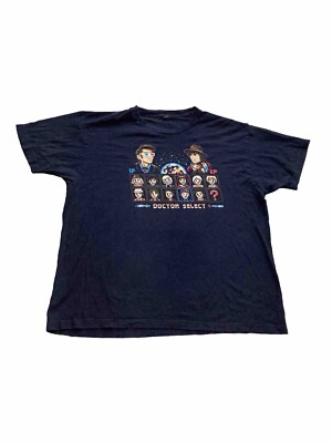 CLASSIC Fighting Character Select Doctor T-Shirt Men s XL Video Game Geek Retro