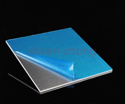 1pcs 100mm x 100mm x 5mm 7075 Aluminum Al Alloy Shiny Polished Plate Sheet