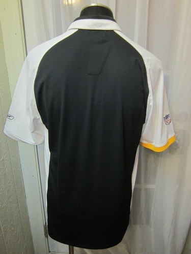 Reebok Play Dry NFL Pittsburgh Steelers camicia manica corta uomo S *NUOVA SENZA ETICHETTE* - Foto 5 di 8