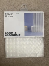 Sealed Room Essentials Shower Curtain Clear 70" x 72" PEVA