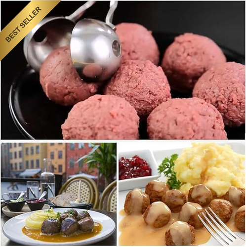 2PCS Non-Stick Stainless Steel Meatball Maker Scoops with Detachable Handles - Picture 7 of 12