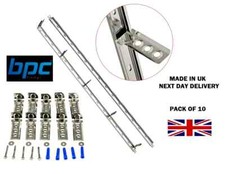 10X BPC Universal Wall Starter Kit 2.4m Stainless Steel Ties  Fixings Heavy Duty