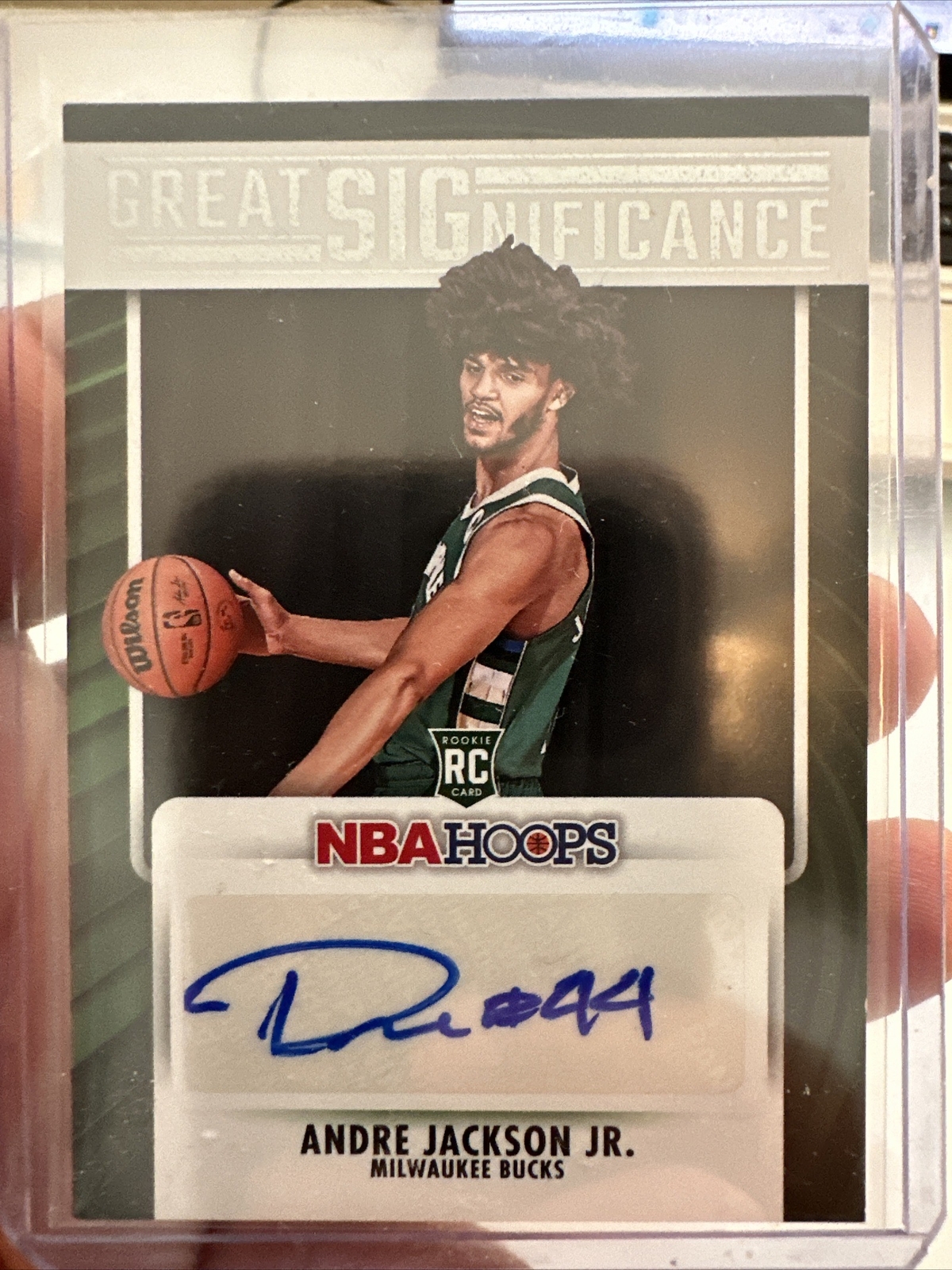 2023-24 Panini Hoops Great Significance Rookie RC Auto #GS-AJR Andre Jackson Jr