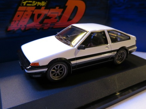 1 43 Fujimi Initial D Toyota Ae86 Trueno Takumi Fujiwara Project D Diecast Ebay