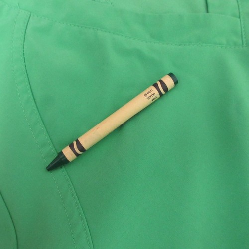 Med Couture Activate Women's Scrub Top Size Small Green Short Sleeve Stretch - Picture 5 of 6