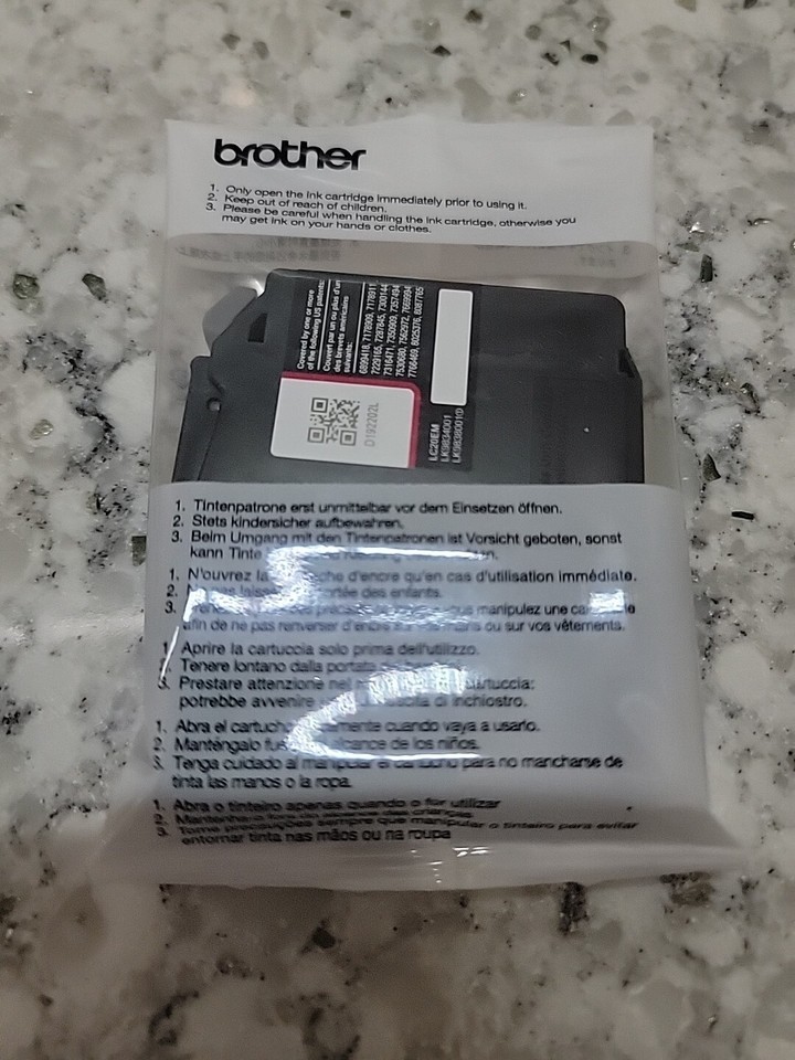 Brother LC20E 3PK Printer Ink BlueYellow Magenta Unopened. Not