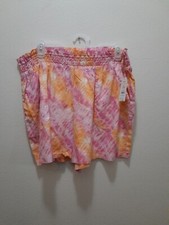 Women's Time And Tru Size XL 16-18 4" Inseam Pull On Shorts Bottoms NWT