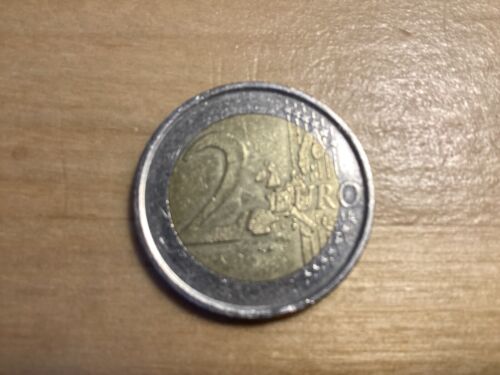 Spain EU 2 Euro 2002 Coin King Juan Carlos Bi-metallic Free Shipping