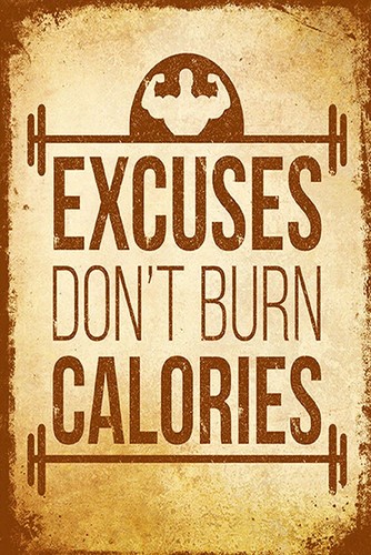 Gym Metal Sign Wall Decoration home tin poster retro work out large 12x16in - Picture 7 of 35