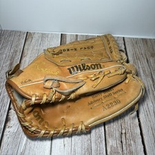 Wilson Leather Baseball Glove Advisory Staff Barry Bonds Dual Hinge A2230 11"