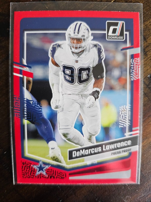 2023 Donruss DeMarcus Lawrence Press Proof Red #74