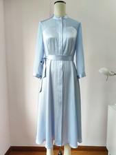 girl Maid Commute Work clothes Satin Dress Cosplay Costume custom made