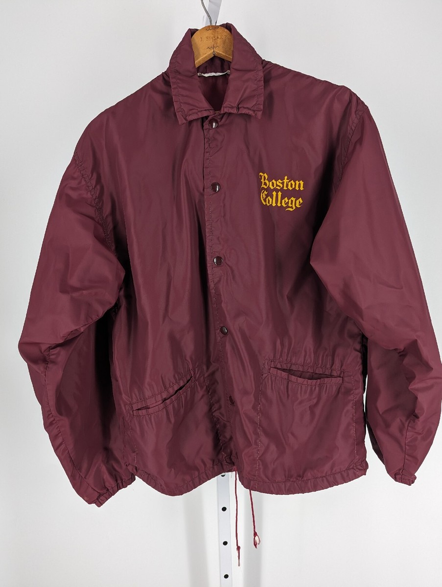 Boston College Vintage 60s Coach Football Jacket Windbreaker Boston College Vintage 60s Coach Football Jacket Windbreaker