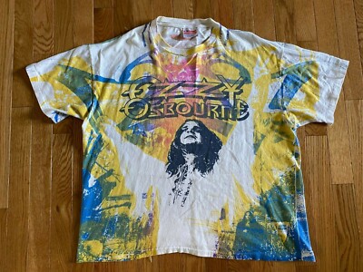 VTG 1991 OZZY OSBOURNE All Over T-Shirt 