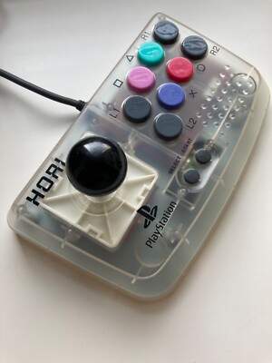 Hori Compact Joystick Transparent Pour PS1 Et PS2 - Modèle HPS-29 - Occasion