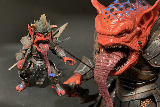 Mythic Legions Helphyre Goblin FIGURE Devil Demon/ 4 FANS OF