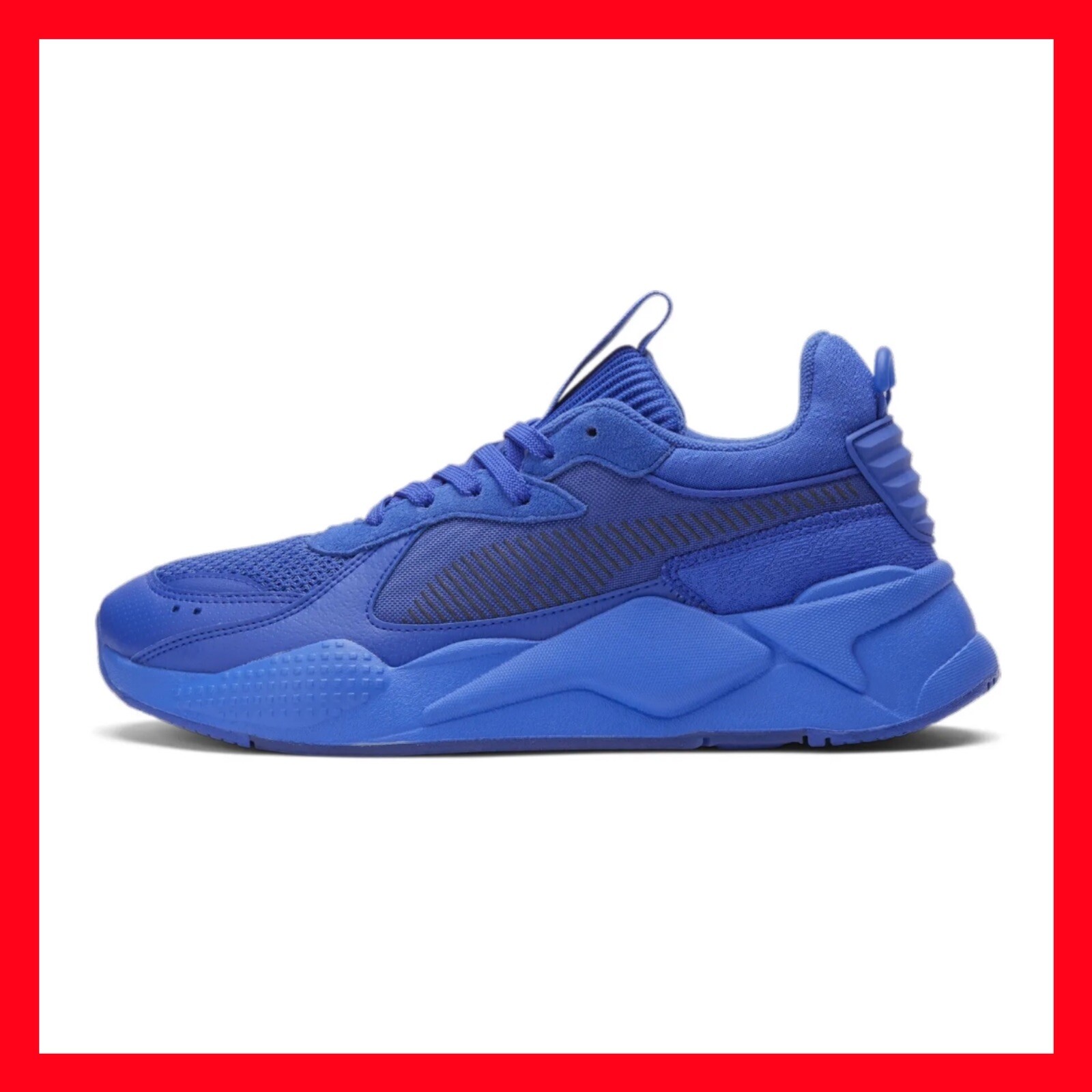 RARE Puma RsX Mono Sapphire Blue Running Shoes 393487-02 Mens Size 11